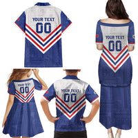 Custom Toa Samoa Rugby Family Matching Puletasi and Hawaiian Shirt 1992-1993 Special Edition LT01 - Polynesian Pride