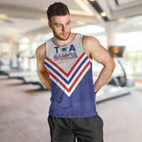 Custom Toa Samoa Rugby Men Tank Top 1992-1993 Special Edition - Polynesian Pride
