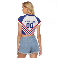 Custom Toa Samoa Rugby Raglan Cropped T Shirt 1992-1993 Special Edition - Polynesian Pride