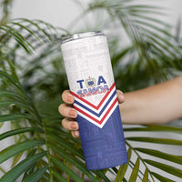 Custom Toa Samoa Rugby Skinny Tumbler 1992-1993 Special Edition - Polynesian Pride