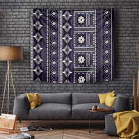 Fiji Masi Tapa Pattern Purple Tapestry LT01 Purple - Polynesian Pride