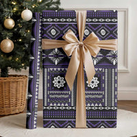 Fiji Masi Tapa Pattern Purple Wrapping Paper - Polynesian Pride