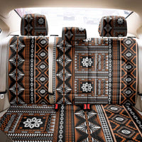 Fiji Masi Tapa Pattern Orange Back Car Seat Cover - Polynesian Pride
