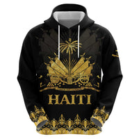 Haiti Neg Marron Gold Zip Hoodie Lespwa pa anyen san aksyon