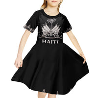 Haiti Neg Marron Silver Kid Short Sleeve Dress Hope is Nothing Without Action LT01 - Polynesian Pride