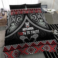 Aotearoa Toitu Te Tiriti Waitangi Bedding Set Proud To Be Maori