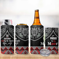 Aotearoa Toitu Te Tiriti Waitangi 4 in 1 Can Cooler Tumbler Proud To Be Maori LT01 - Polynesian Pride