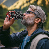Aotearoa Toitu Te Tiriti Waitangi 4 in 1 Can Cooler Tumbler Proud To Be Maori LT01 - Polynesian Pride