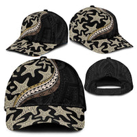 Beige Polynesian Starfish Unique Pattern Classic Cap LT01 - Polynesian Pride