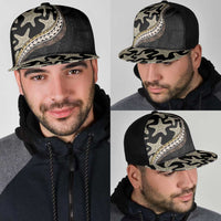 Beige Polynesian Starfish Unique Pattern Mesh Trucker Cap LT01 - Polynesian Pride