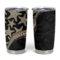Beige Polynesian Starfish Unique Pattern Tumbler Cup LT01 Beige - Polynesian Pride