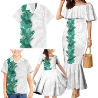 Hawaii Tropical Leaves Family Matching Mermaid Dress and Hawaiian Shirt Polynesian Pattern LT01 - Polynesian Pride