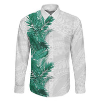 Hawaii Tropical Leaves Family Matching Summer Maxi Dress and Hawaiian Shirt Polynesian Pattern