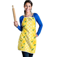 Hawaii Lemon Palaka Apron Striped Stylized LT01 - Polynesian Pride