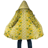 Hawaii Lemon Palaka Cloak Striped Stylized