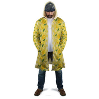 Hawaii Lemon Palaka Cloak Striped Stylized