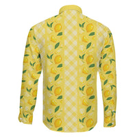 Hawaii Lemon Palaka Family Matching Puletasi and Hawaiian Shirt Striped Stylized LT01 - Polynesian Pride