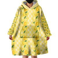 Hawaii Lemon Palaka Wearable Blanket Hoodie Striped Stylized LT01 - Polynesian Pride