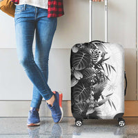 Hawaii Tropical Plant Monochrome Luggage Cover Vibrant Polynesian Pattern LT01 - Polynesian Pride