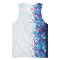 Hawaii Tropical Plant UliUli Basketball Jersey Vibrant Polynesian Pattern