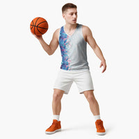 Hawaii Tropical Plant UliUli Basketball Jersey Vibrant Polynesian Pattern