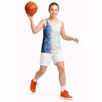 Hawaii Tropical Plant UliUli Basketball Jersey Vibrant Polynesian Pattern