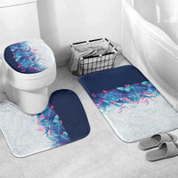 Hawaii Tropical Plant UliUli Bathroom Set Vibrant Polynesian Pattern