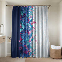 Hawaii Tropical Plant UliUli Bathroom Set Vibrant Polynesian Pattern