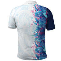 Hawaii Tropical Plant UliUli Polo Shirt Vibrant Polynesian Pattern
