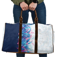 Hawaii Tropical Plant UliUli Travel Bag Vibrant Polynesian Pattern