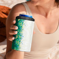 Hawaii Tropical Plant Omaomao 4 in 1 Can Cooler Tumbler Vibrant Polynesian Pattern LT01 - Polynesian Pride