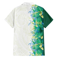 Hawaii Tropical Plant Omaomao Family Matching Long Sleeve Bodycon Dress and Hawaiian Shirt Vibrant Polynesian Pattern LT01 - Polynesian Pride