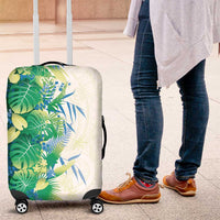 Hawaii Tropical Plant Omaomao Luggage Cover Vibrant Polynesian Pattern LT01 Green - Polynesian Pride