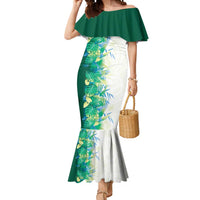 Hawaii Tropical Plant Omaomao Mermaid Dress Vibrant Polynesian Pattern LT01 Women Green - Polynesian Pride