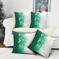 Hawaii Tropical Plant Omaomao Pillow Cover Vibrant Polynesian Pattern