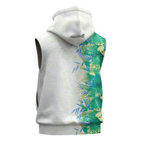 Hawaii Tropical Plant Omaomao Sleeveless Hoodie Vibrant Polynesian Pattern LT01 - Polynesian Pride