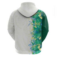 Hawaii Tropical Plant Omaomao Zip Hoodie Vibrant Polynesian Pattern LT01 - Polynesian Pride