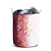 Hawaii Tropical Plant Akala Laundry Basket Vibrant Polynesian Pattern LT01 - Polynesian Pride