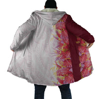 Hawaii Tropical Plant Akala Cloak Vibrant Polynesian Pattern