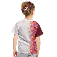 Hawaii Tropical Plant Akala Kid T Shirt Vibrant Polynesian Pattern