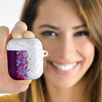 Hawaii Tropical Plant Poni AirPods Case Vibrant Polynesian Pattern