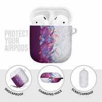 Hawaii Tropical Plant Poni AirPods Case Vibrant Polynesian Pattern