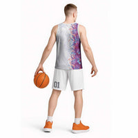 Hawaii Tropical Plant Poni Basketball Jersey Vibrant Polynesian Pattern LT01 - Polynesian Pride