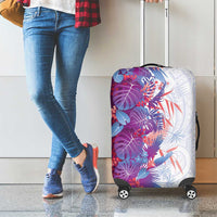 Hawaii Tropical Plant Poni Luggage Cover Vibrant Polynesian Pattern