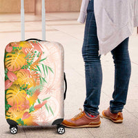 Hawaii Tropical Plant Lenalena Luggage Cover Vibrant Polynesian Pattern