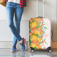 Hawaii Tropical Plant Lenalena Luggage Cover Vibrant Polynesian Pattern