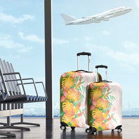 Hawaii Tropical Plant Lenalena Luggage Cover Vibrant Polynesian Pattern
