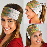 Hawaii Tropical Plant Lenalena Neck Gaiter Vibrant Polynesian Pattern