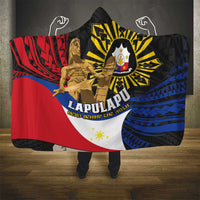 Lapulapu The First Filipino Hero Hooded Blanket Polynesian Pattern