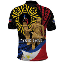 Personalized Lapulapu The First Filipino Hero Polo Shirt Polynesian Pattern LT01 - Polynesian Pride